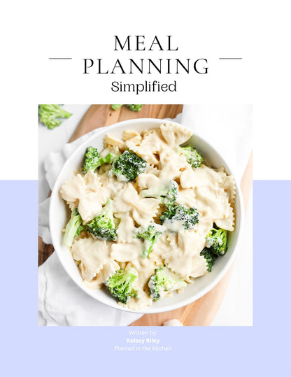 Meal Planning Simplified eBook