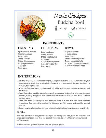 Meal Planning Simplified eBook