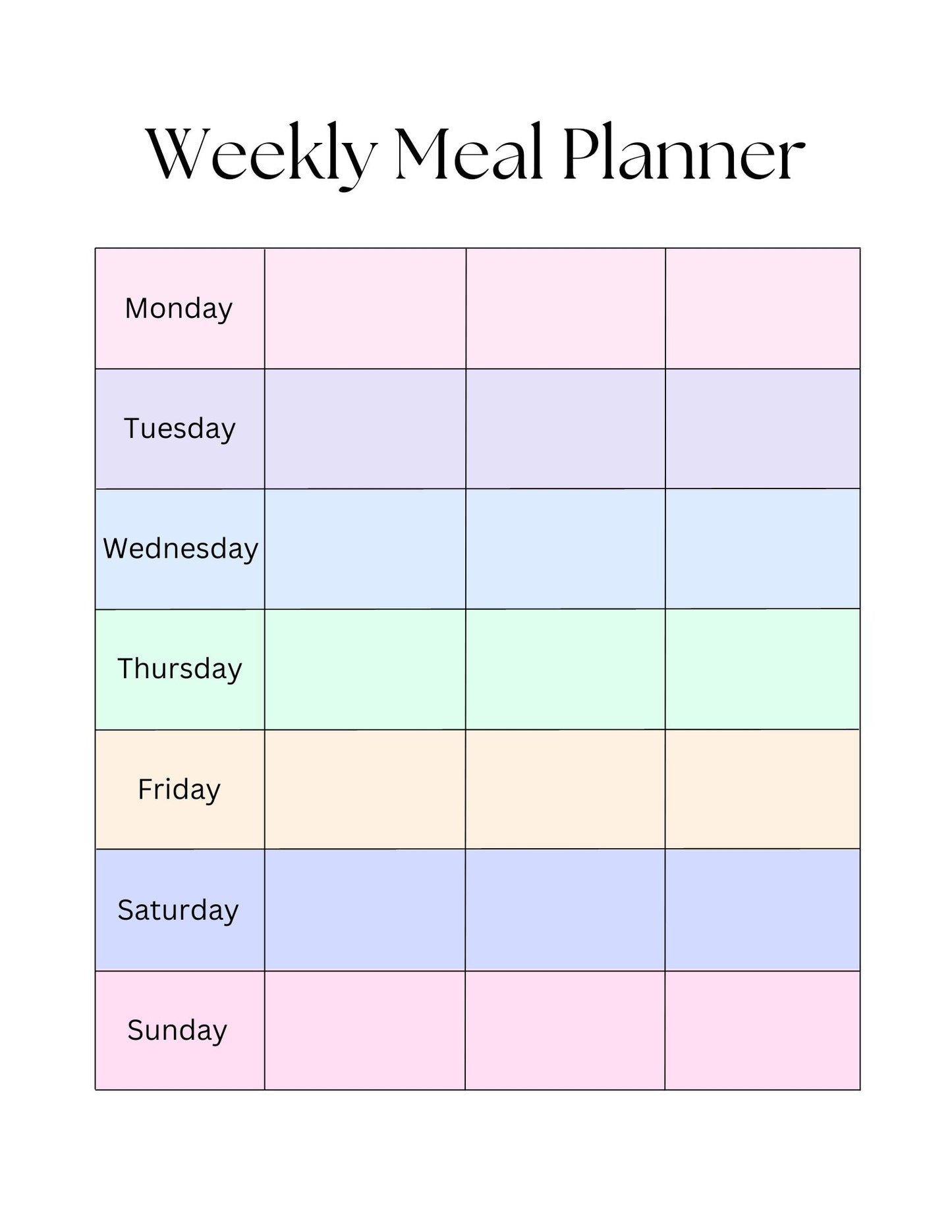 Meal Planning Simplified eBook